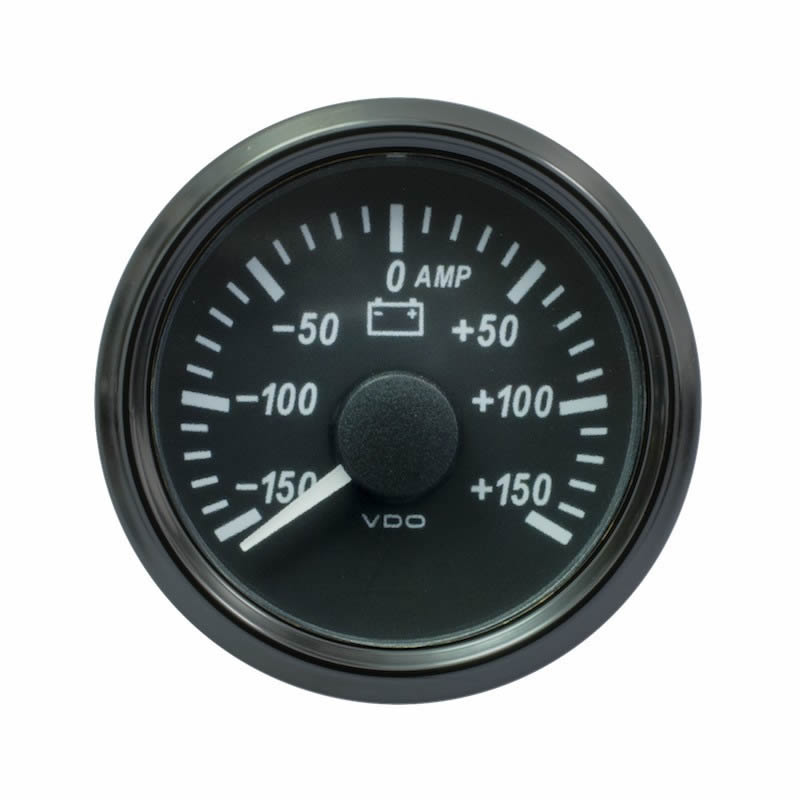 150A Amp Singleviu Ammeter Gauge